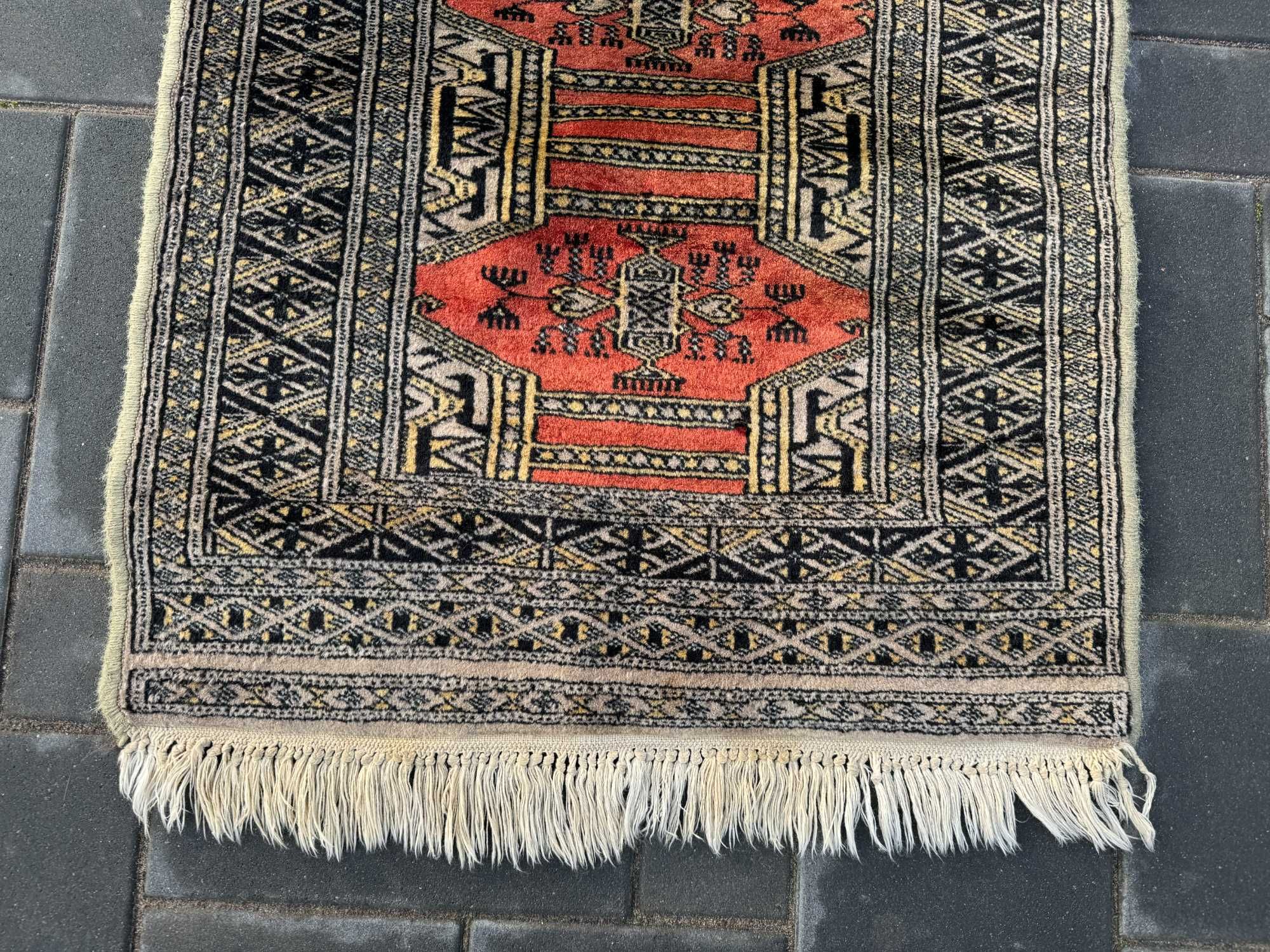 Pakistańska Buchara Chodnik Ręcznie Tkany Wełniany 102x65
