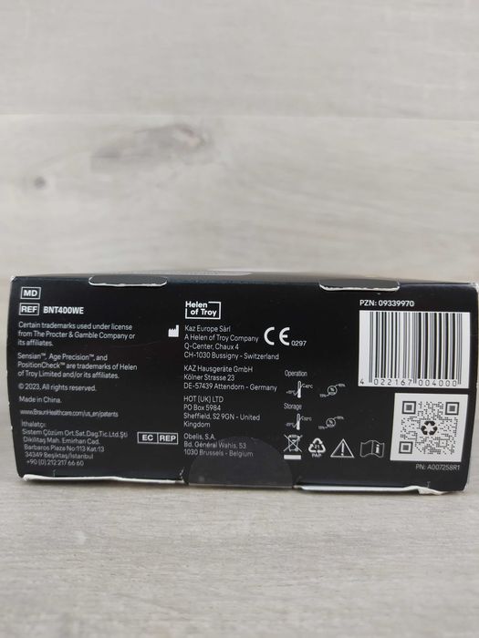 Braun No touch BNT400 Termometr bezdotykowy OPIS