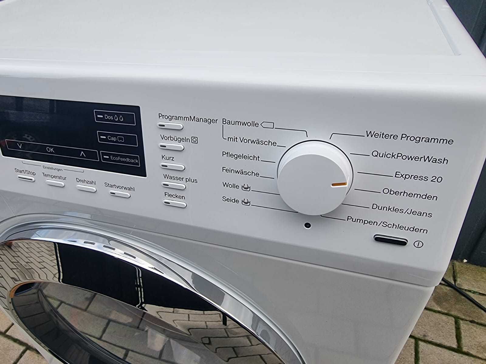 Pralka Miele W1 WKH 132, XL,TwinDos, PowerWash 2.0, 9kg, Funkcja plamy