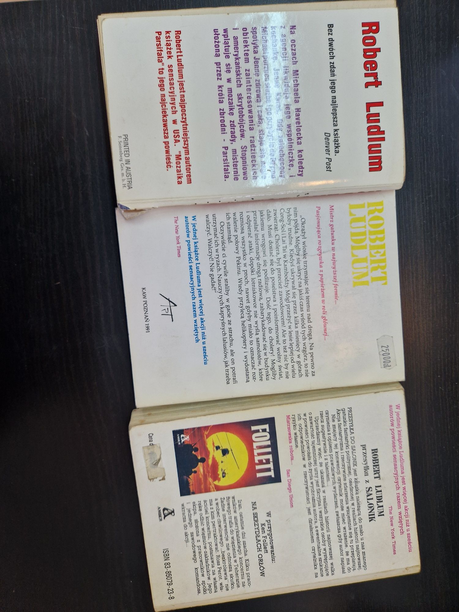 Robert Ludlum 3 powieści