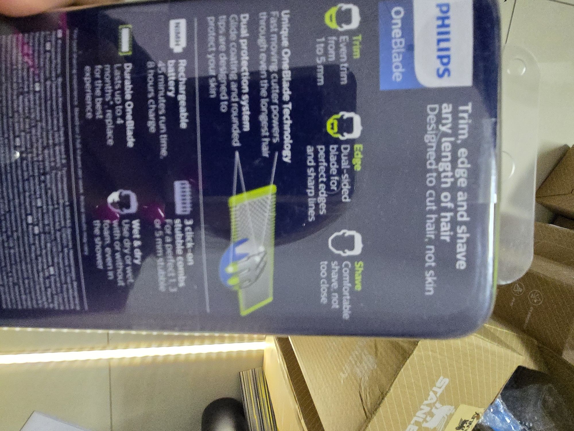 Maszynka do golenia strzyżenia PHILIPS OneBlade