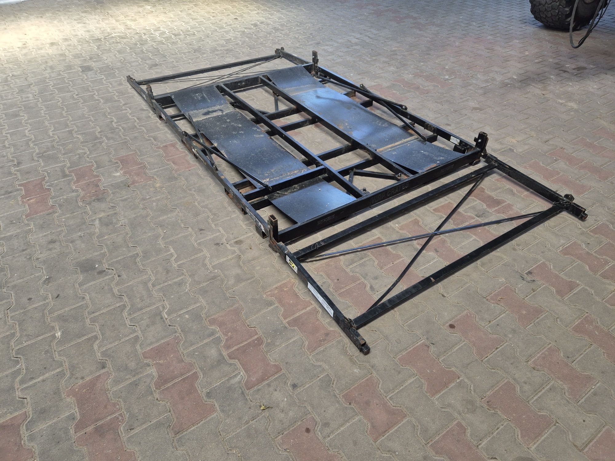 Pojemnik koszowy paletowy skrzyniopaleta Gitterbox Kontener 200x160x90