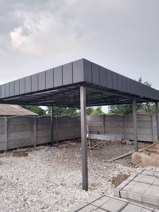 Навес для автомобиля.Козырьки .Для сада,участка .от производителя.