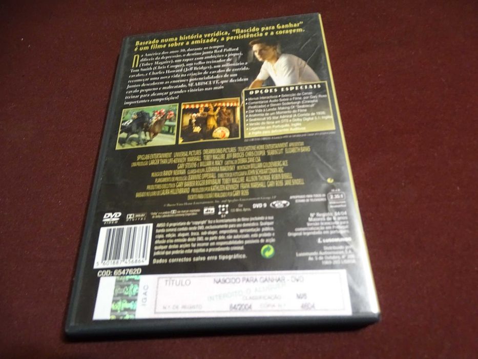 DVD-Nascido para ganhar-Tobey Maguire