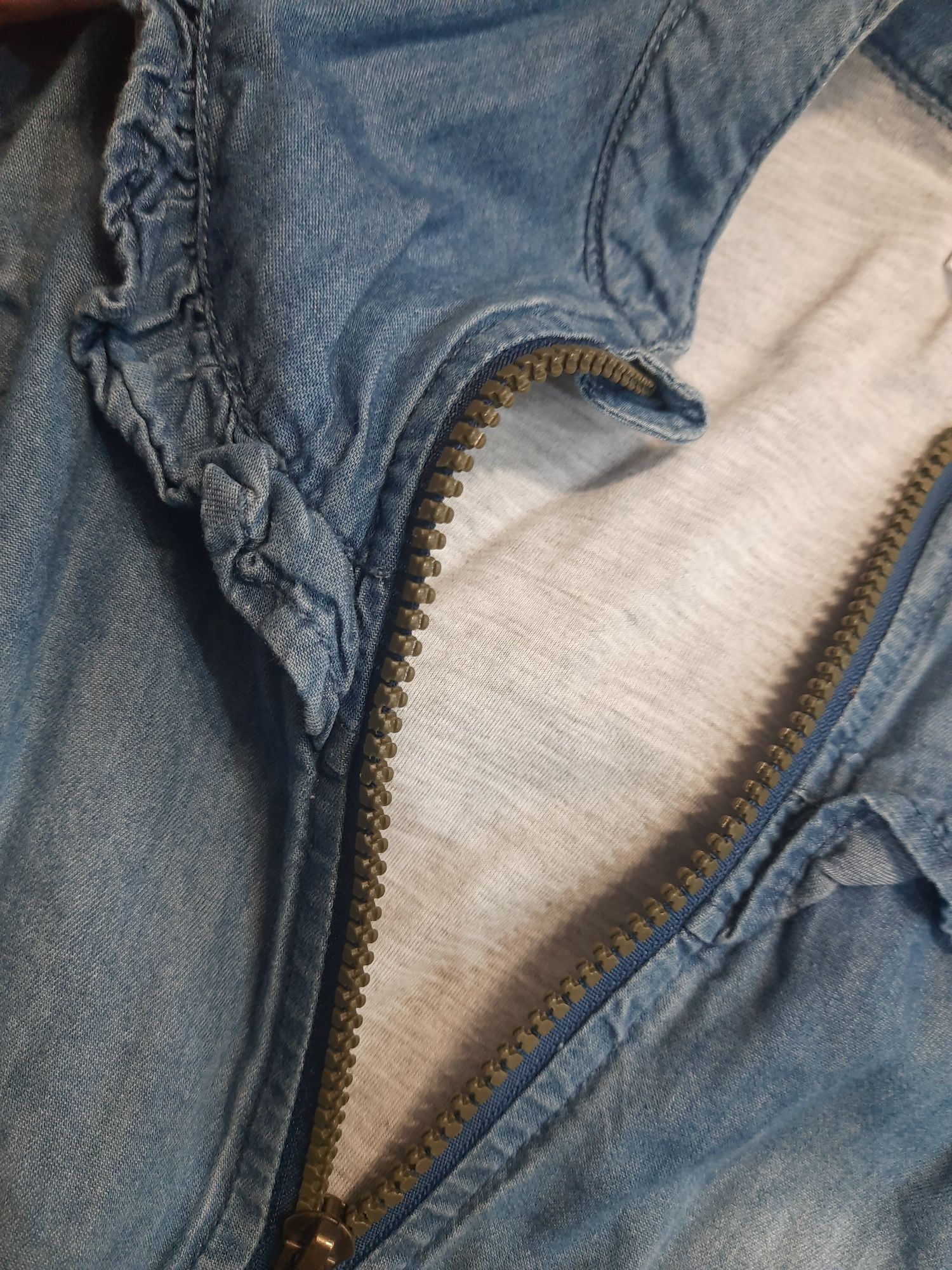 Katana kurteczka jeansowa i spódniczka 92 lyocel komplet jeans