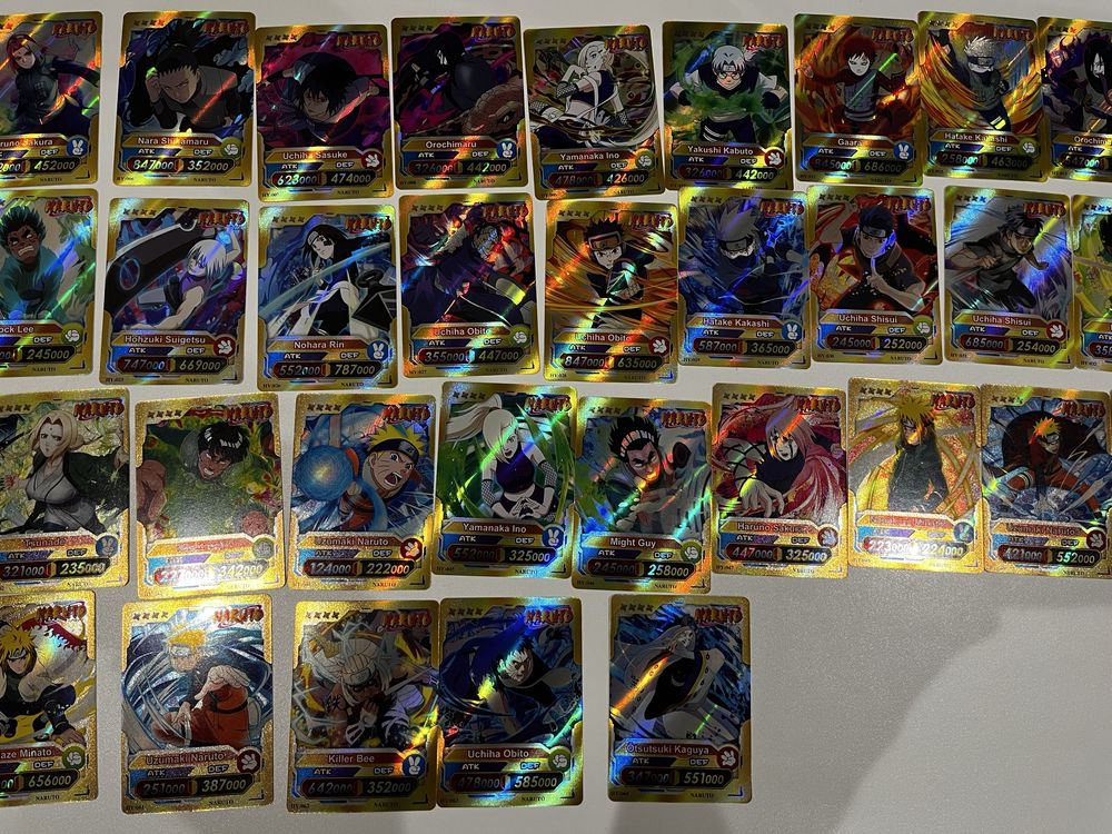 Karty naruto od 001 do 064