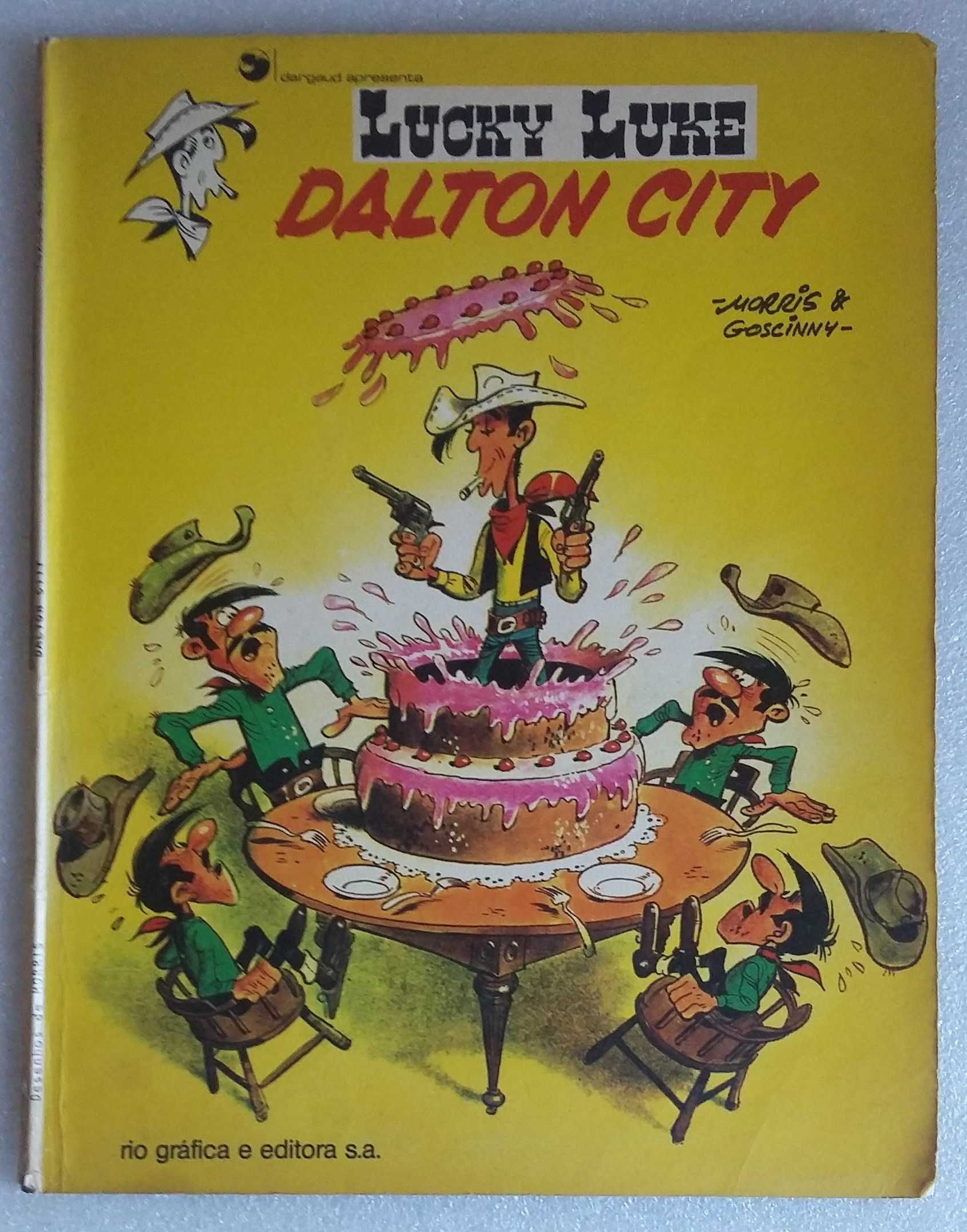Lucky Luke- Dalton City Edição Brasileira , Rio Gráfica e Editora 1969