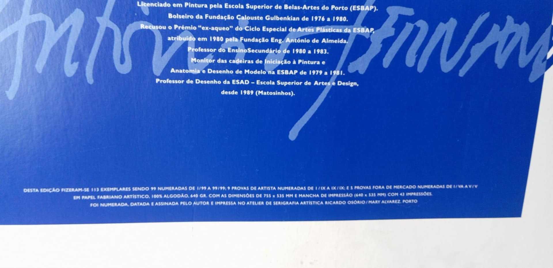 Serigrafia do Mestre António Fernando (PF ler todo o anúncio)