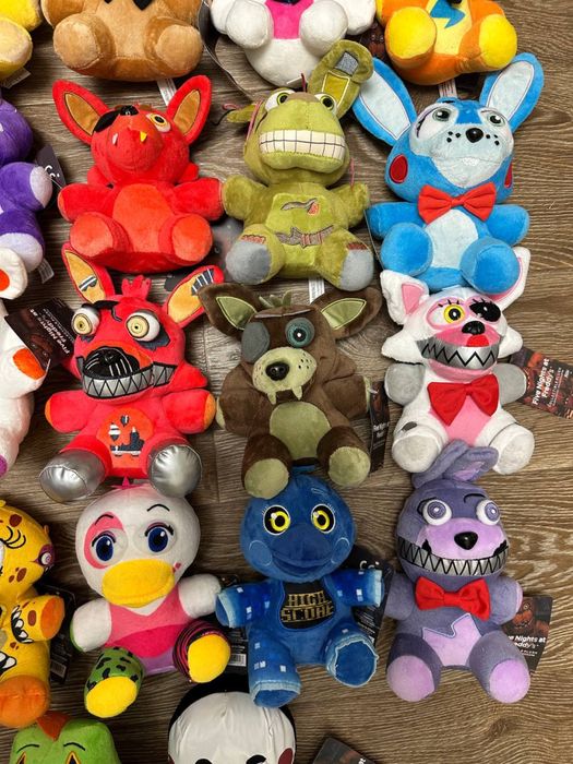 Плюшевые игрушки 5 Ночей с Фредди Фнаф Бони Фокси Чика Спрингтрап Манг