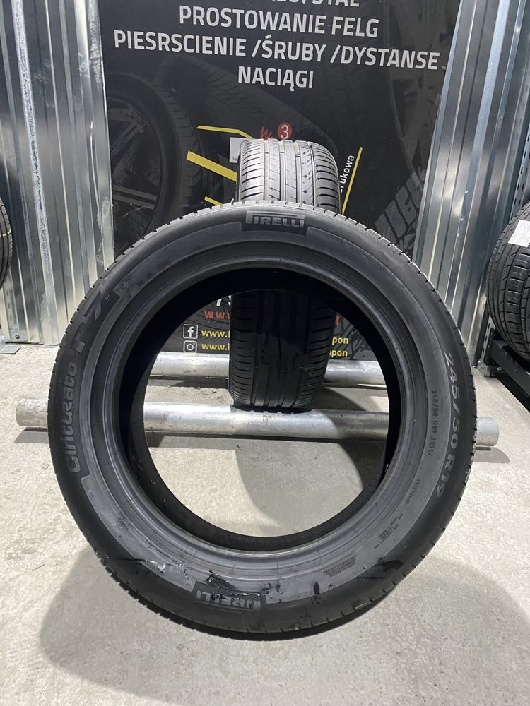 Opony letnie pirelli 245/50/19 6-7mm Montaż!