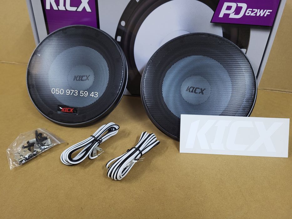 16см Мідбаси Kicx PD 62WF/динаміки в авто/колонки