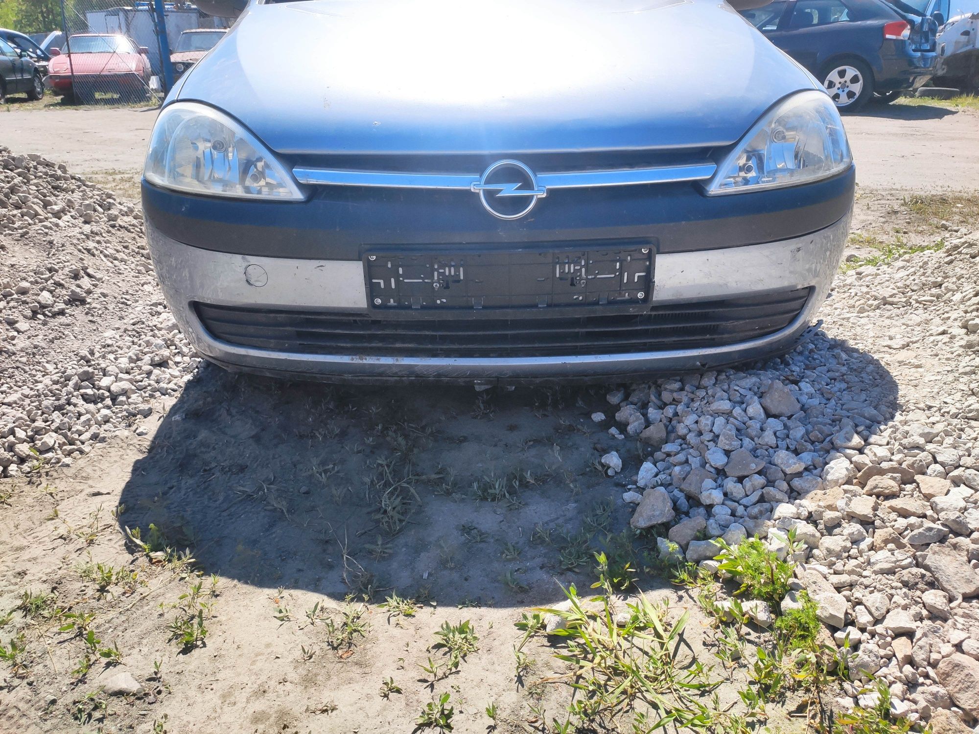 Opel Corsa c zderzak przód przedni Z163