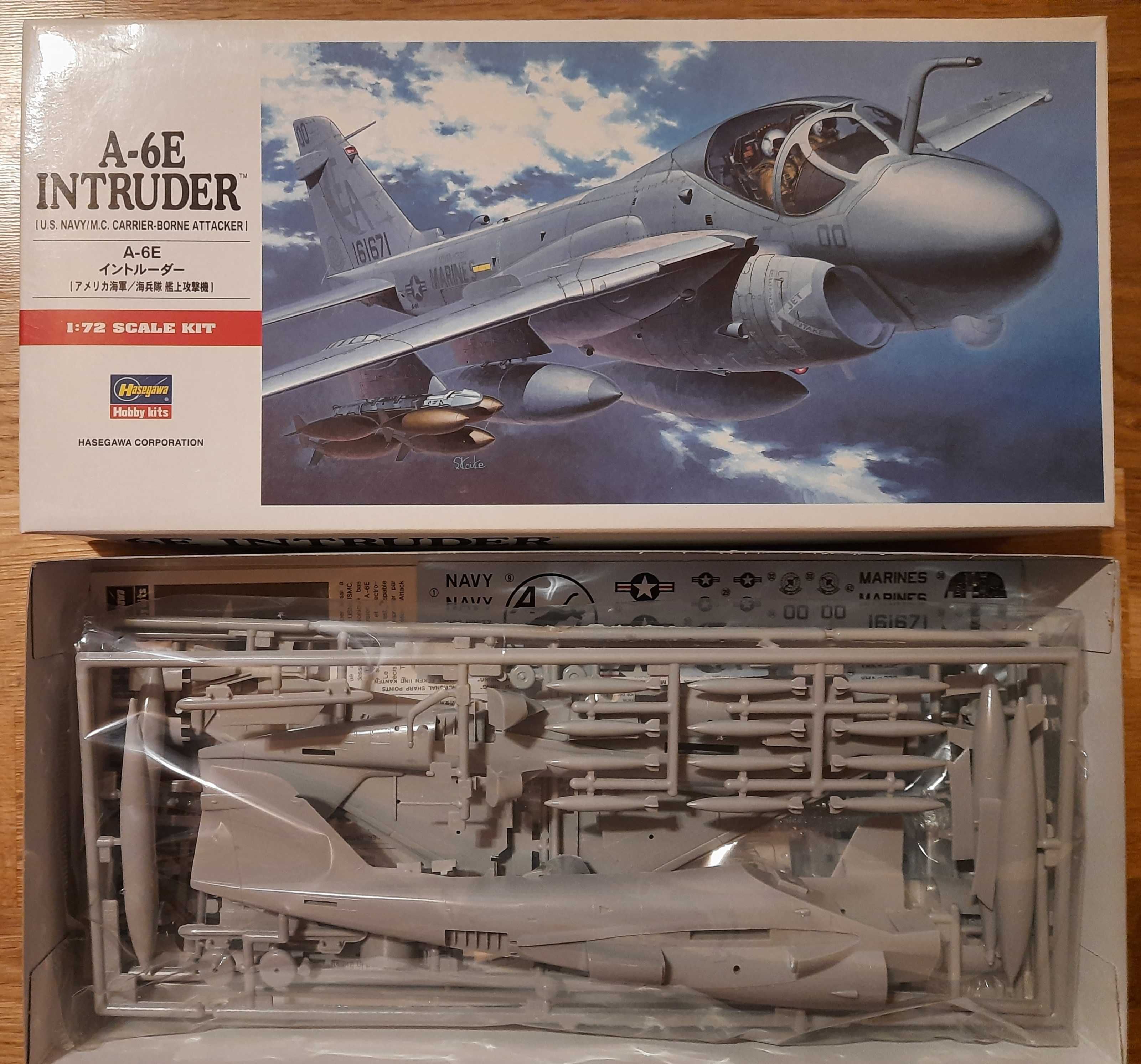 Hasegawa model do sklejania A-6E Intruder skala 1/72