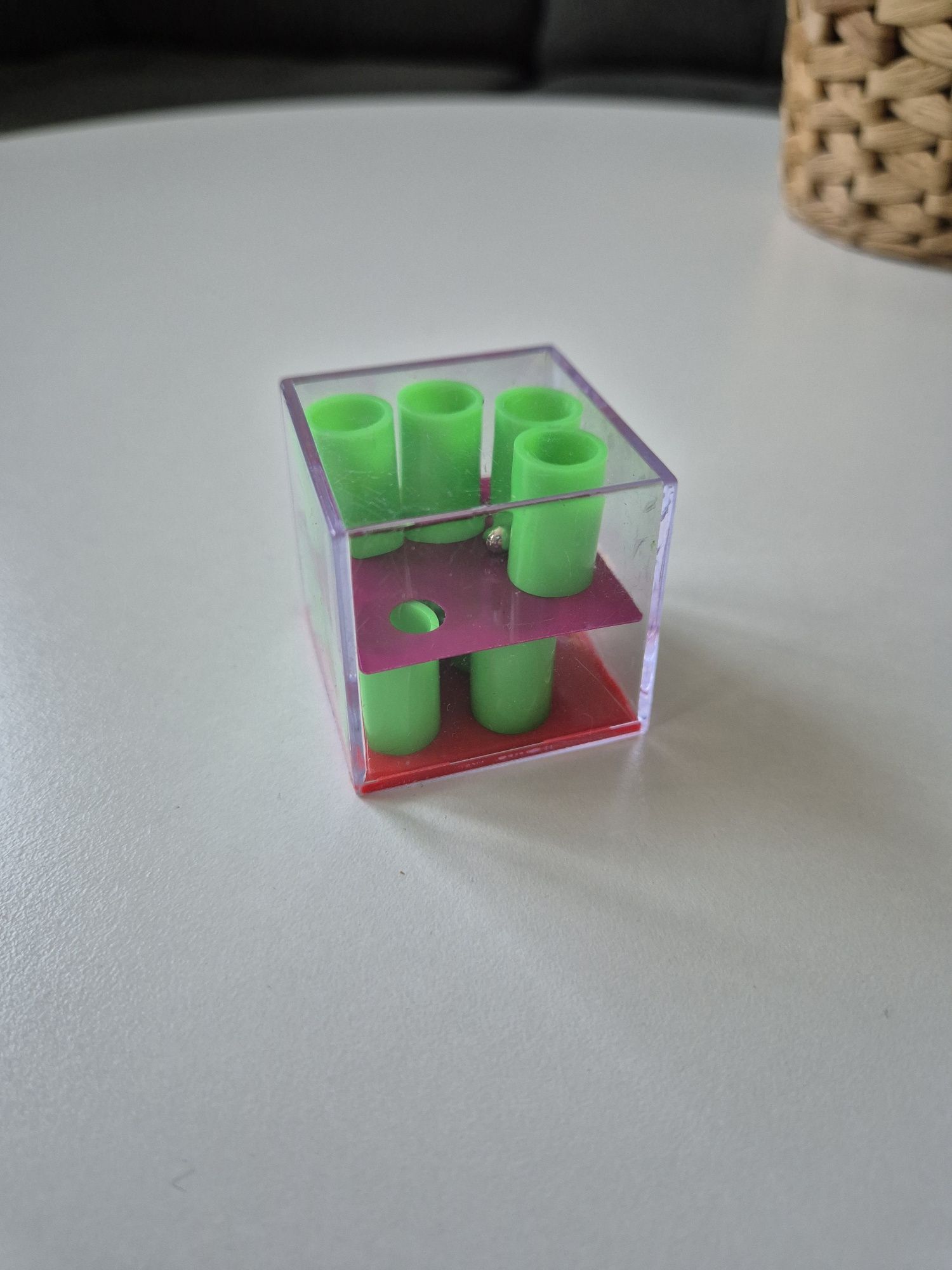 Mini kostka logiczna zabawka labirynt zręcznościowa gra