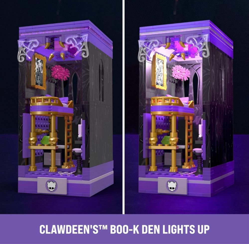 Монстер Хай Кімната Клодін Mega Monster High Clawdeen Boo-k