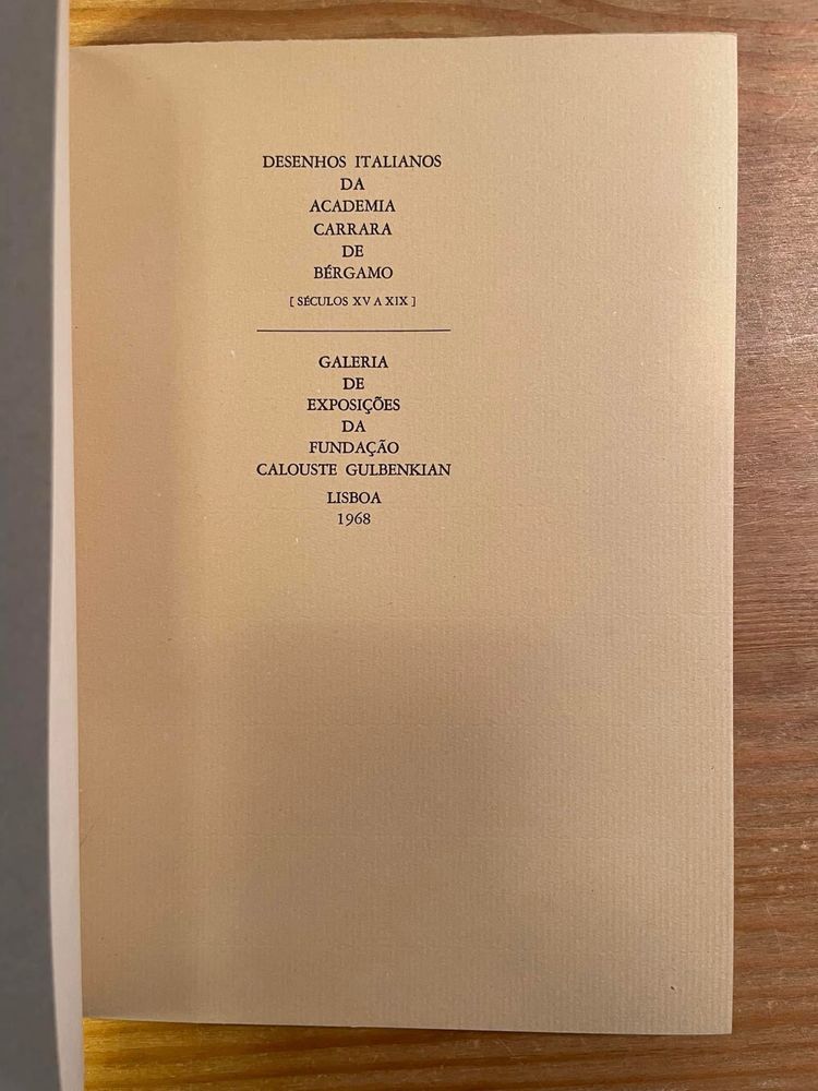 Desenhos Italianos da Academia Carrara de Bérgamo (portes grátis)