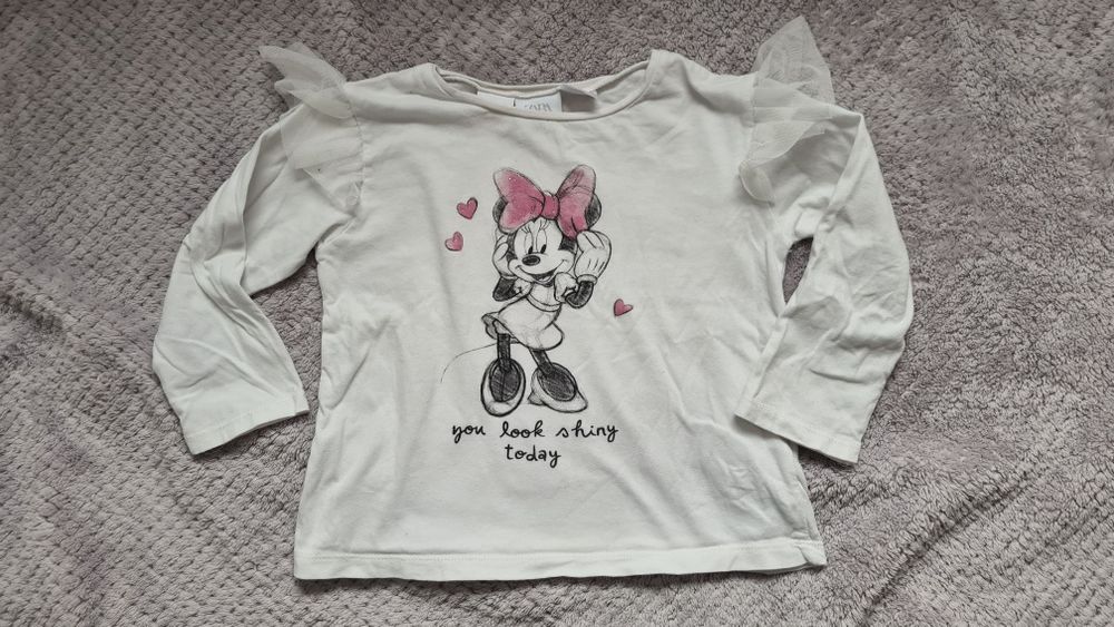 Bluzka koszulka Zara Mickey mouse, rozm. 98