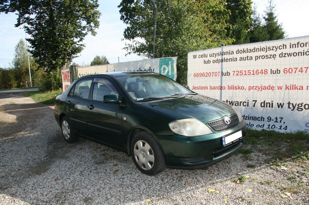 Toyota Corolla 1.4 benzyna gaz salon PL I własicicel od nowego