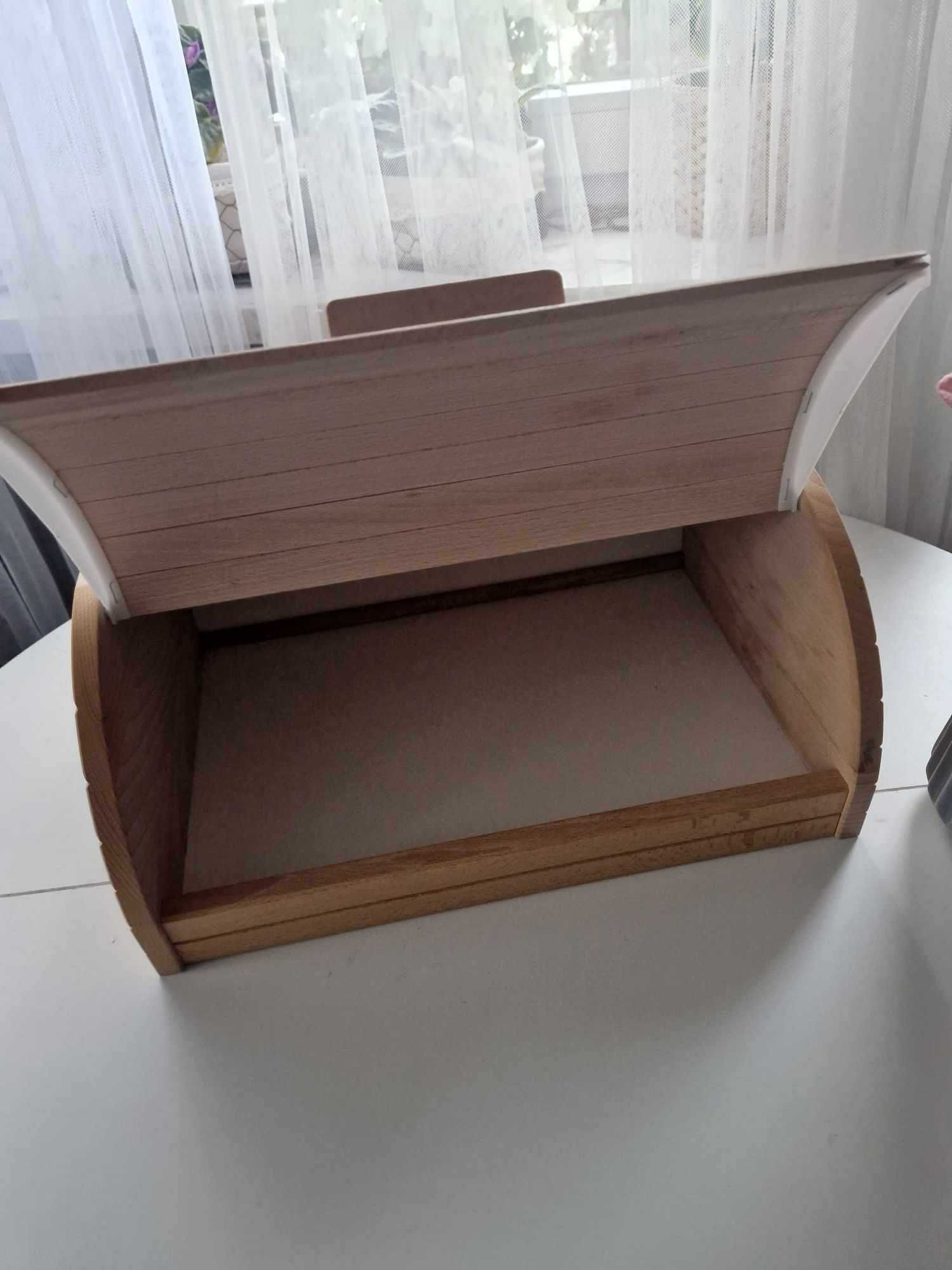 Drewniany chlebak ikea nowy
