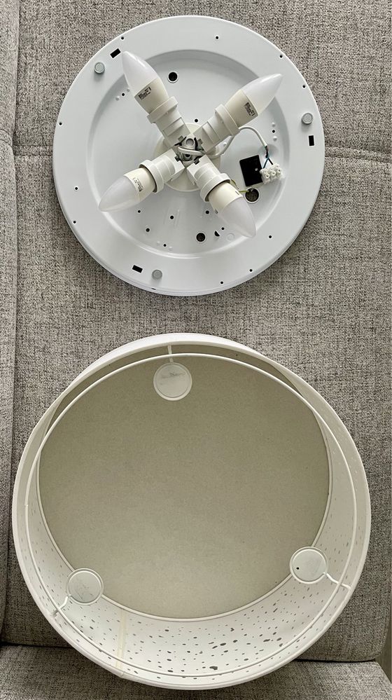 Plafon, lampa sufitowa - efekt gwiaździstego nieba. Średnica 38 cm