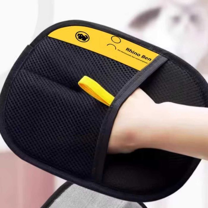 НОВАЯ Двойная перчатка для удаления очистки шерсти кошек и собак