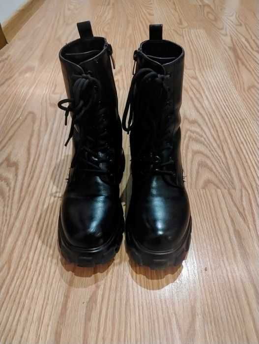 Buty botki trapery damskie