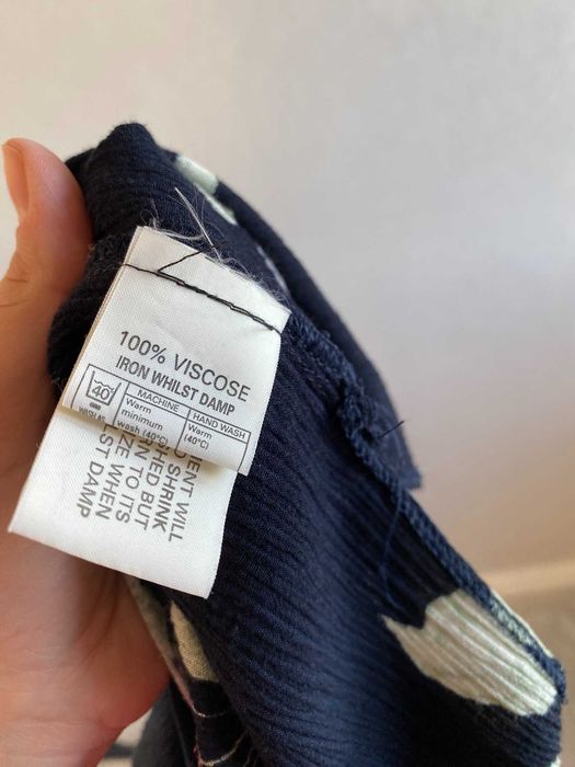 Przepiękna vintydżowa koszula damska 100% wiskoza kwiaty guziki jesień