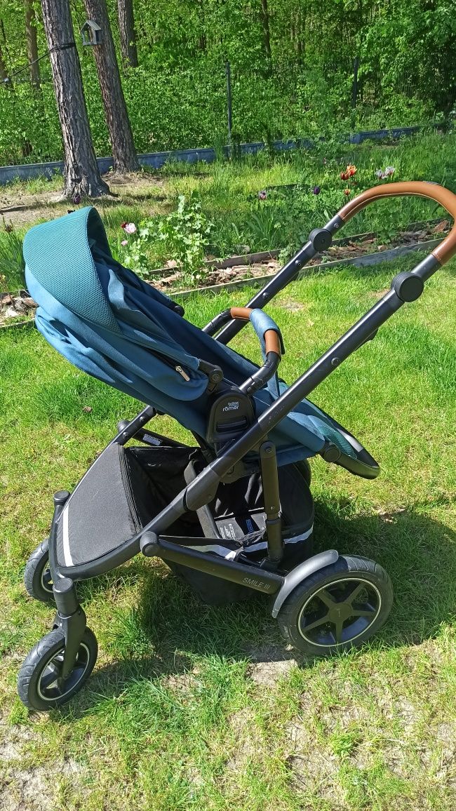 Wózek Britax Romer Smile 3 Atlantic Green 2w1 + dodatki
