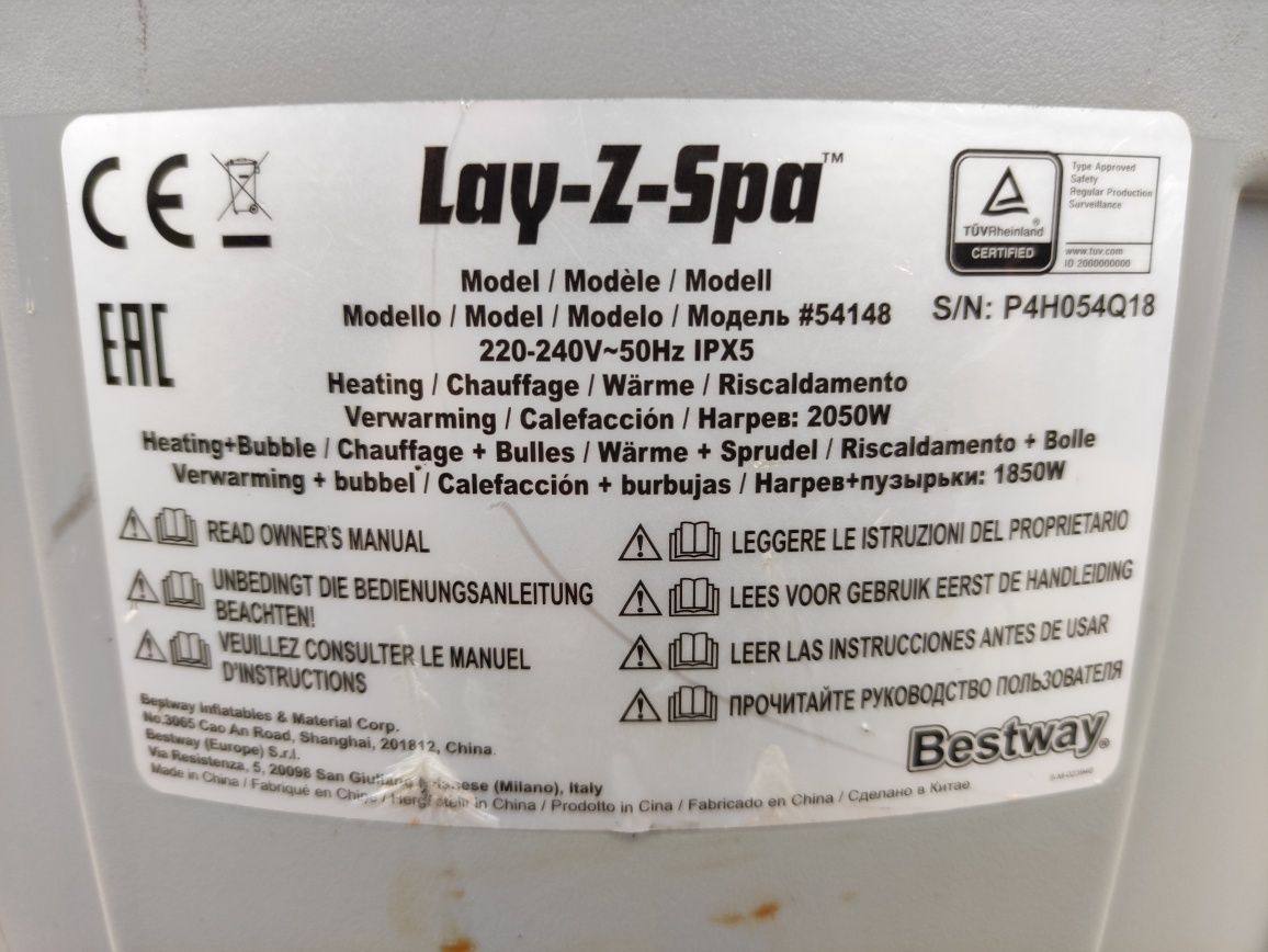 Pompa do jacuzzi basenu Bestway Lay-Z-Spa