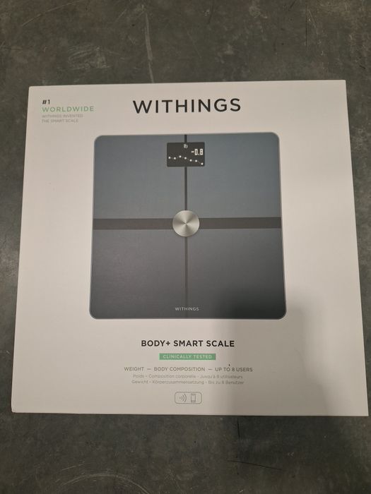 Waga Withings - Body+ Body Composition Smart Wi-Fi Scale - Black