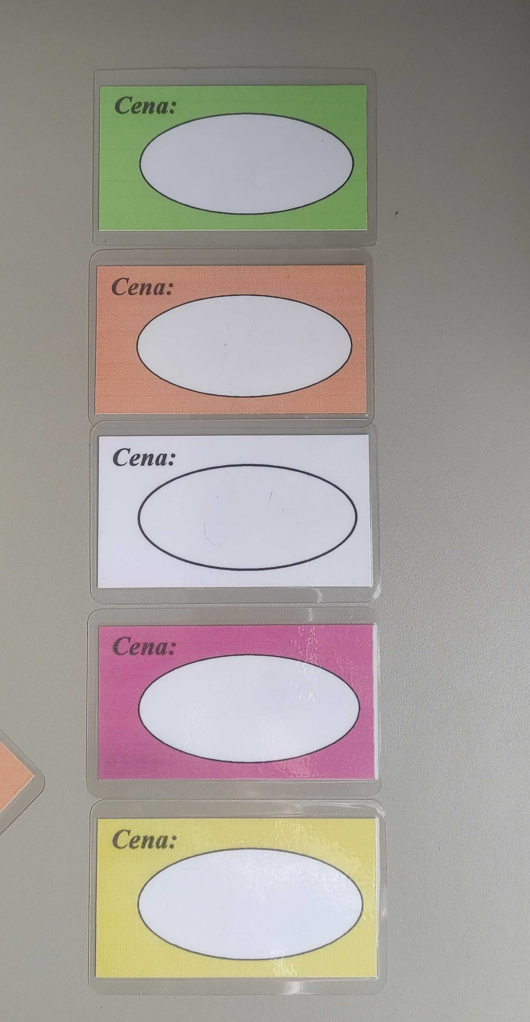 Cenówki laminowane.