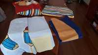 Conjunto de capa de edredão, lençóis, fronhas e almofada de criança