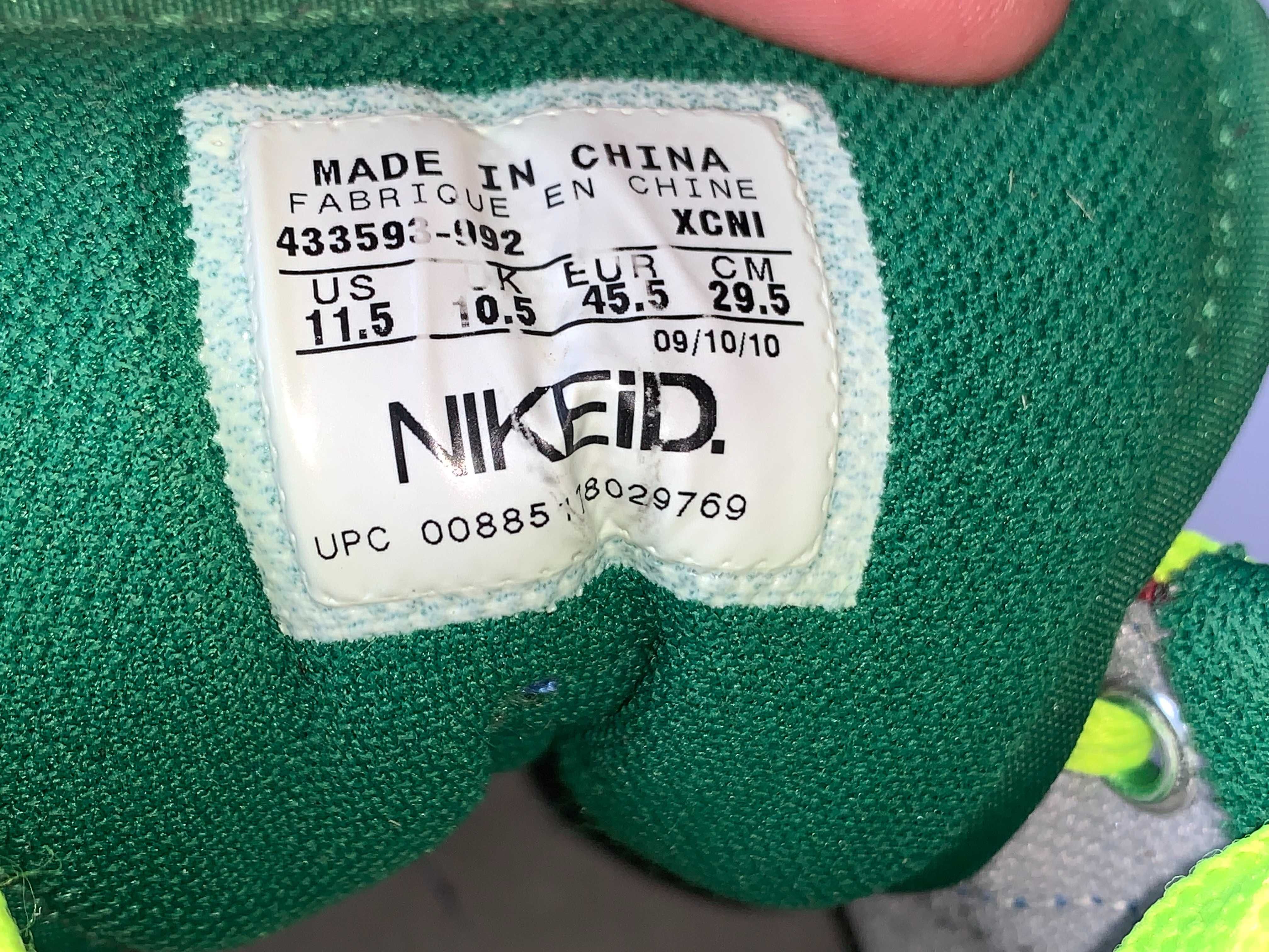 Кеди кросівки Nike ID FCB Барселона 45,5 (29,5 см) Оригінал кастомні