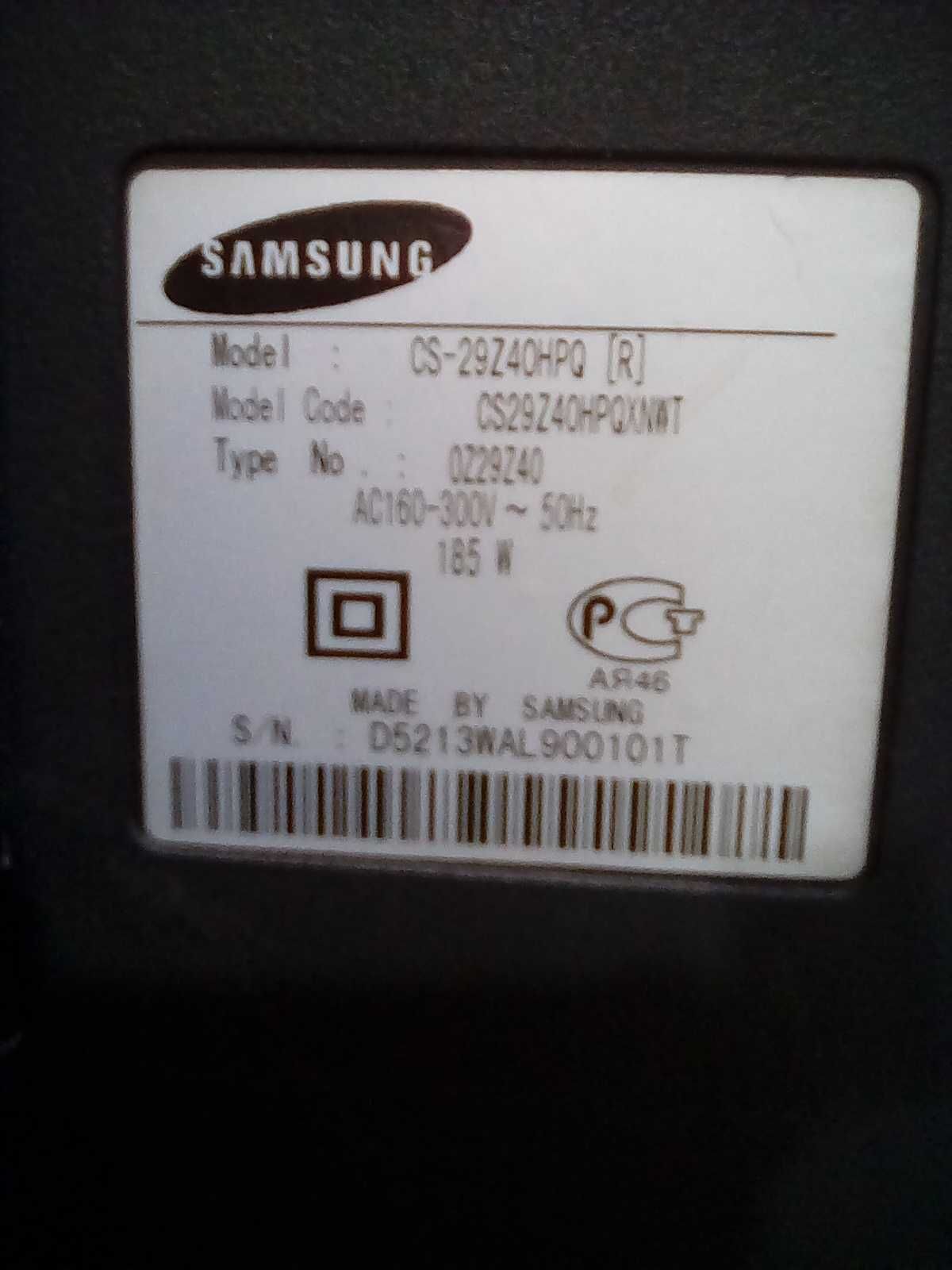 телевизор Samsung CS-29Z40HPQ на запчасти или восстановление