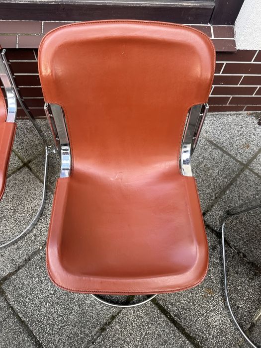 Willy Rizzo dla Cidue krzeslo C2. Wlochy lata 70. Mid century