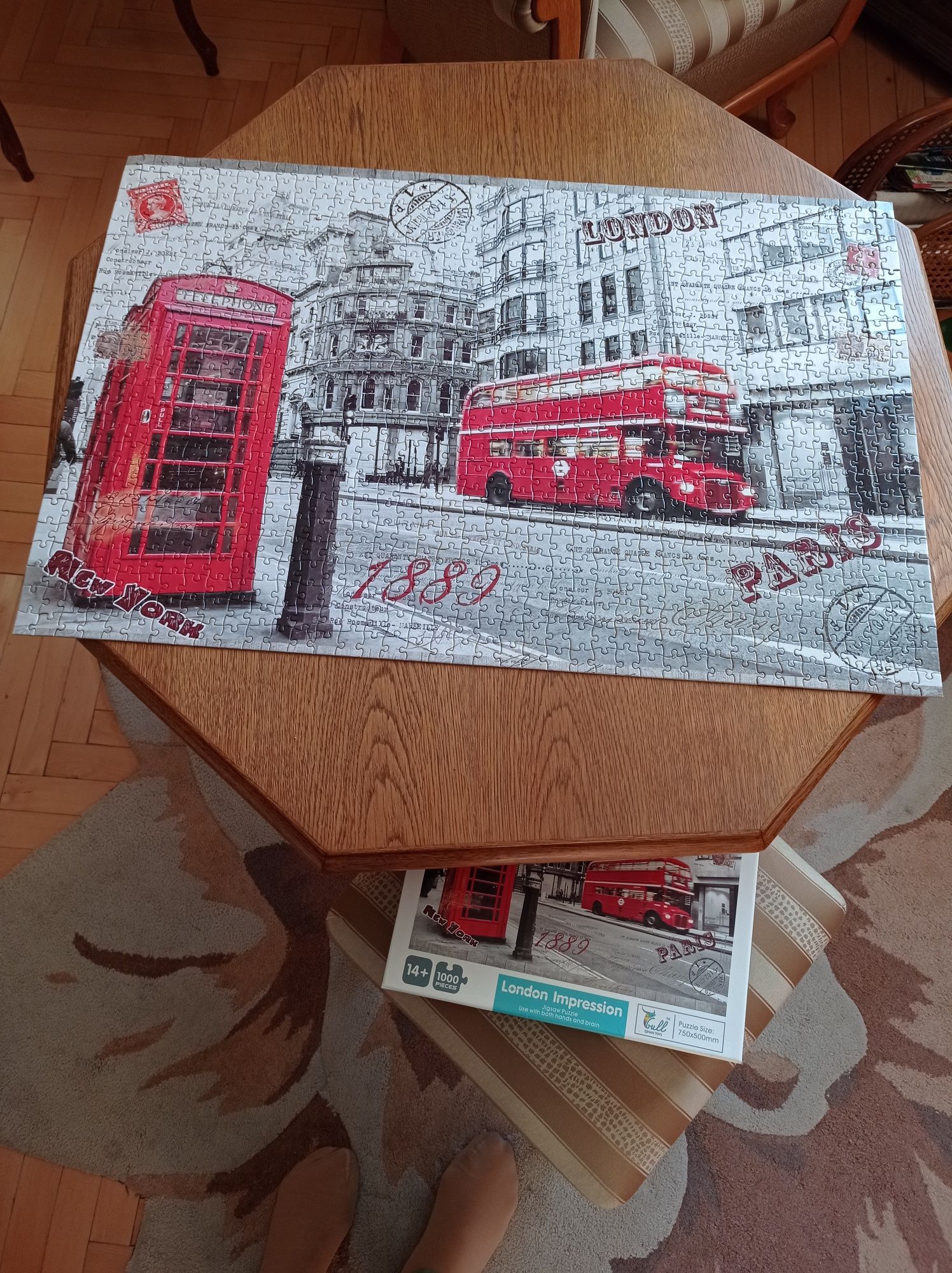 Puzzle London Impression - 1000 elementów.  Jigsaw Puzzle