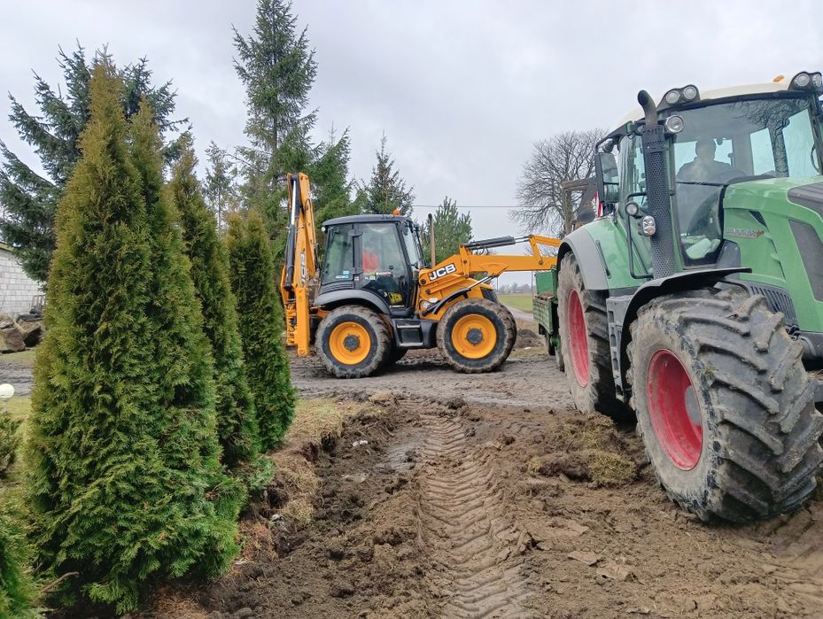 Usługi koparko-ładowarką