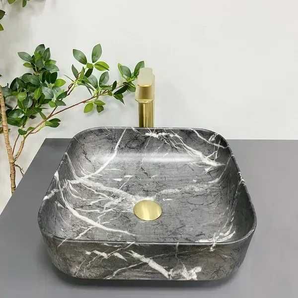 Умивальник (раковина) VBI ALGHERO BLACK ONYX MATT накладний
