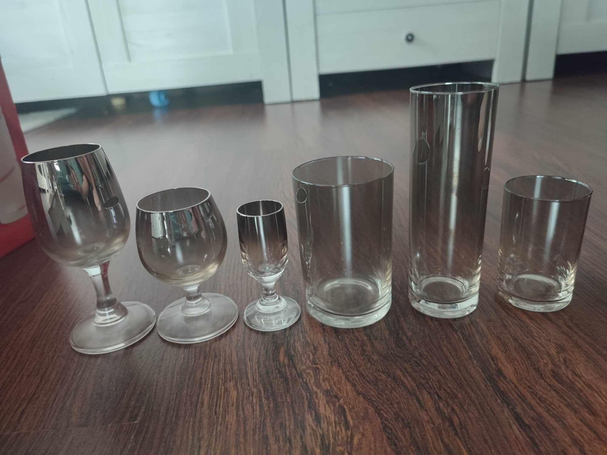 Komplet stołowy 36 elementów szklanek Krosno