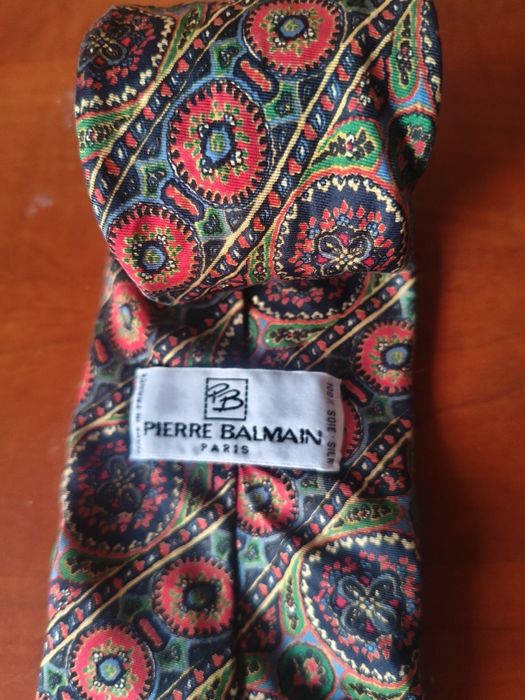 Pierre Balmain jedwabny krawat