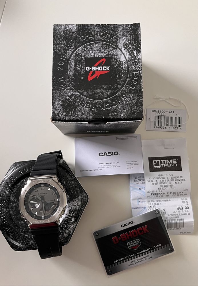 Casio G Shock - GM 2100-1AER