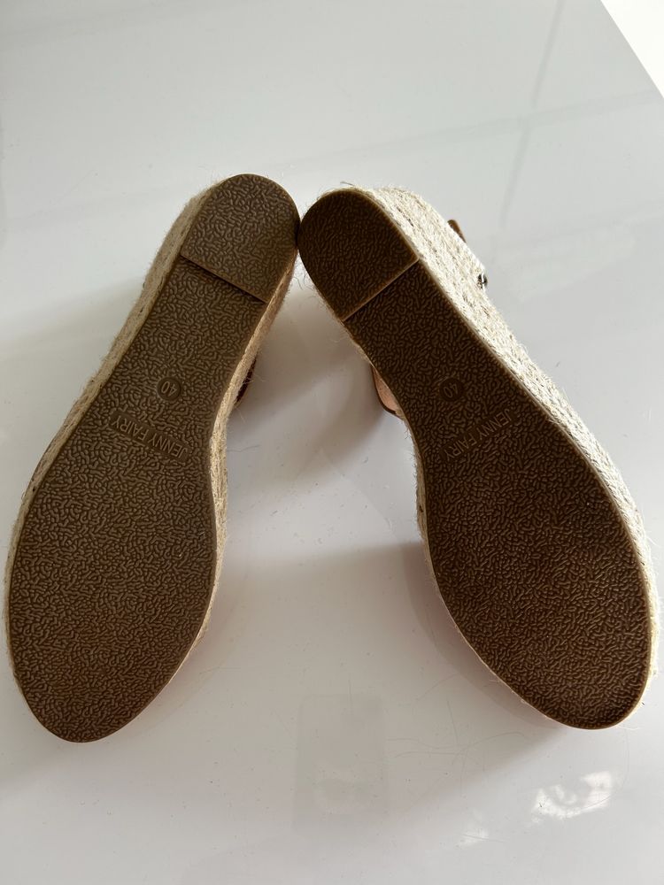 CCC i Jenny Fairy: Espadryle na koturnie r. 40 (nowe)