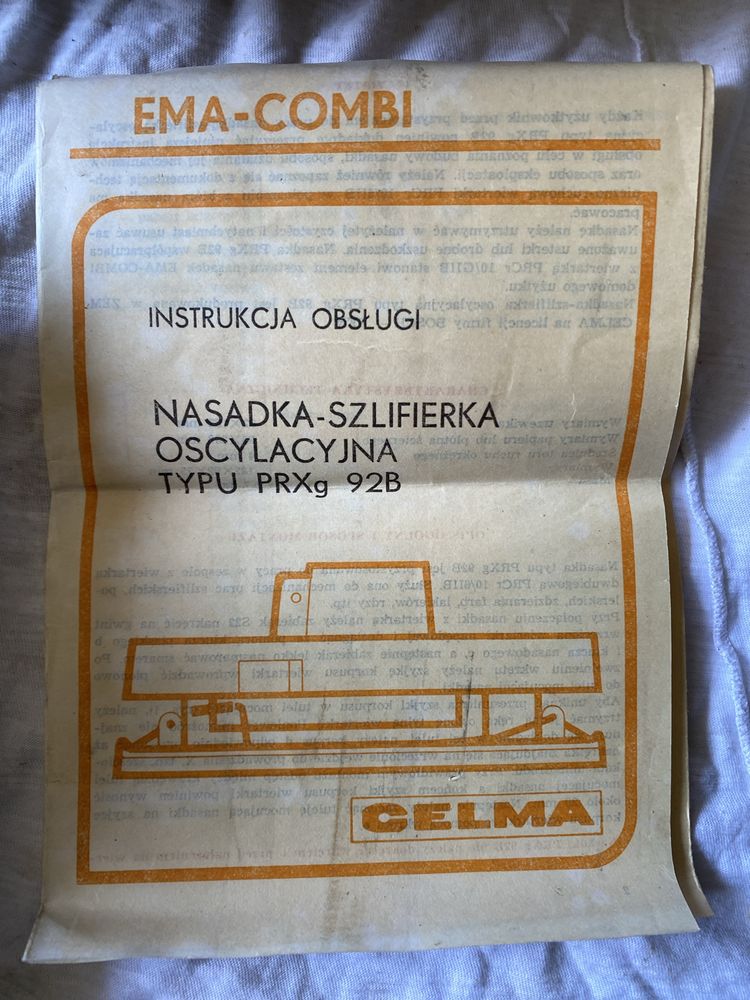 Dokladka do wiertarki szkifierka oscylacyjna Celma Prxg 92 b