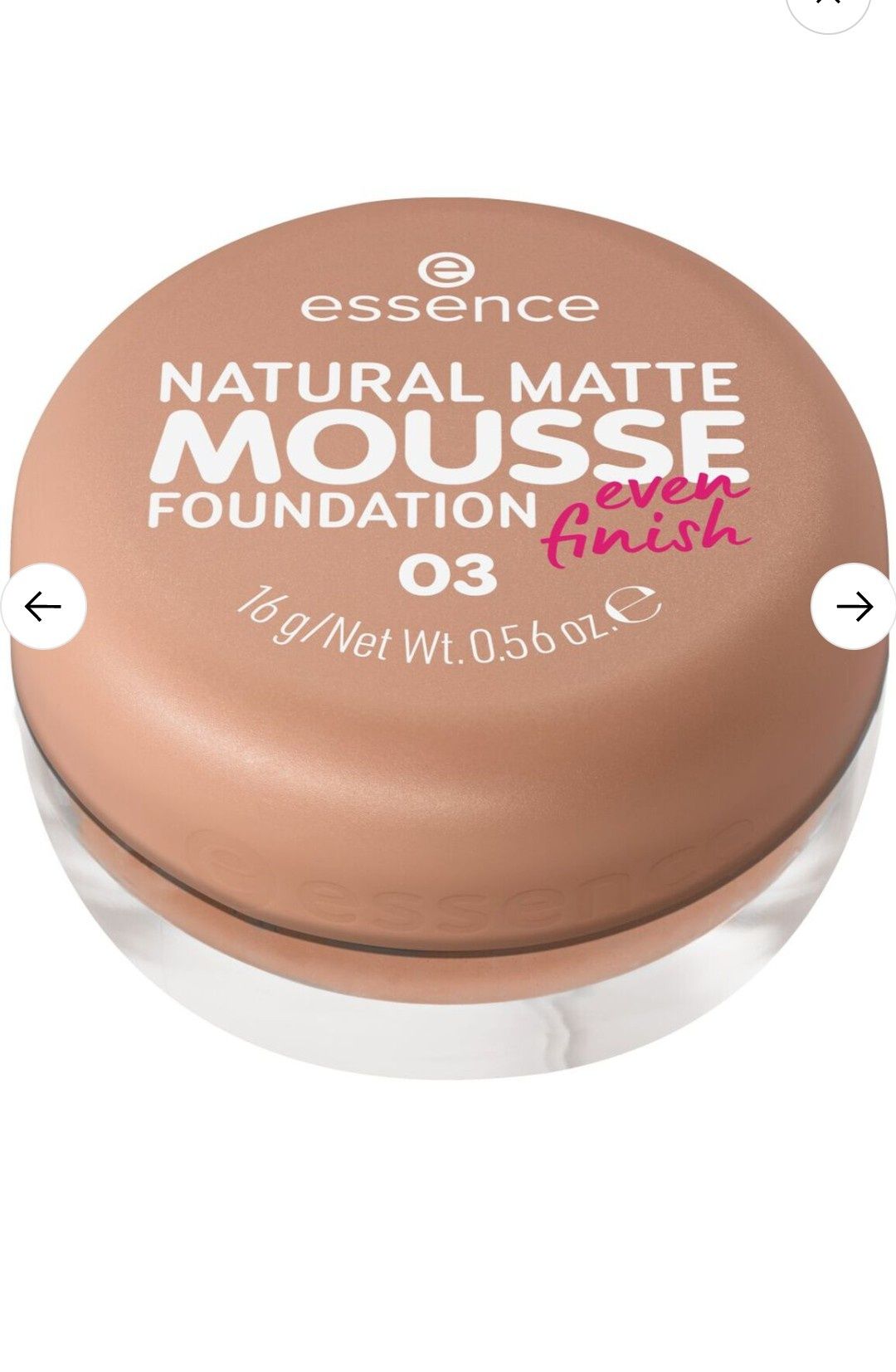 Тональний крем Essence Matural Matte Mousse