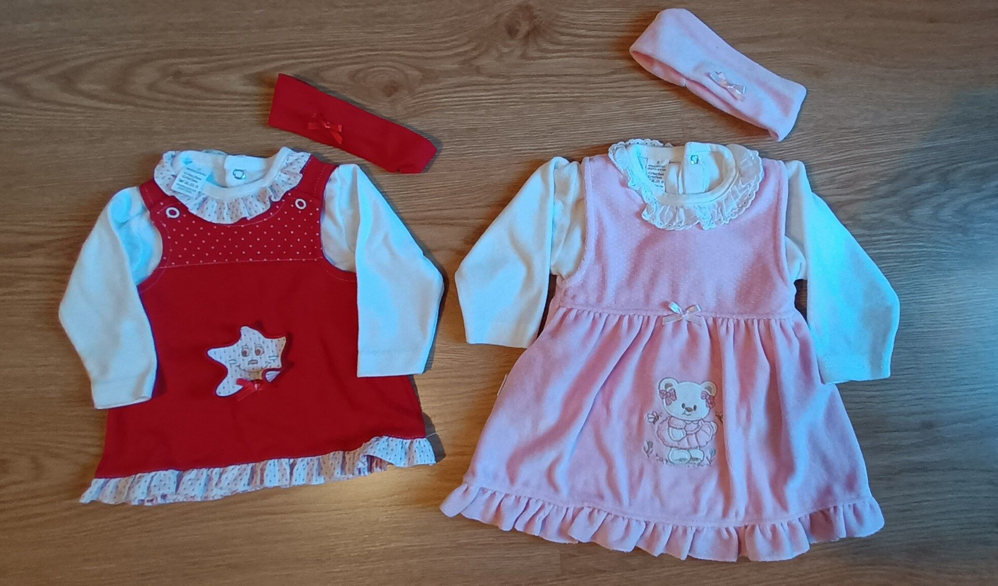 Vestidos bebé menina conjuntos até 3meses