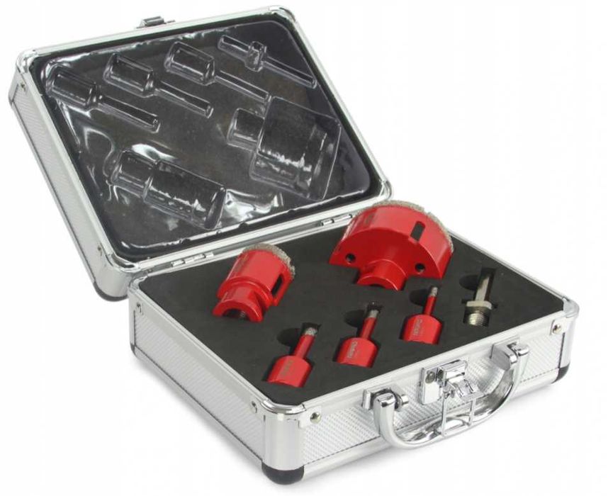 Zestaw otwornic do płytek diamentowe Rapid M14 otwornice 6-68mm