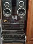 Technics Wieża wraz z kolumnami Denon
