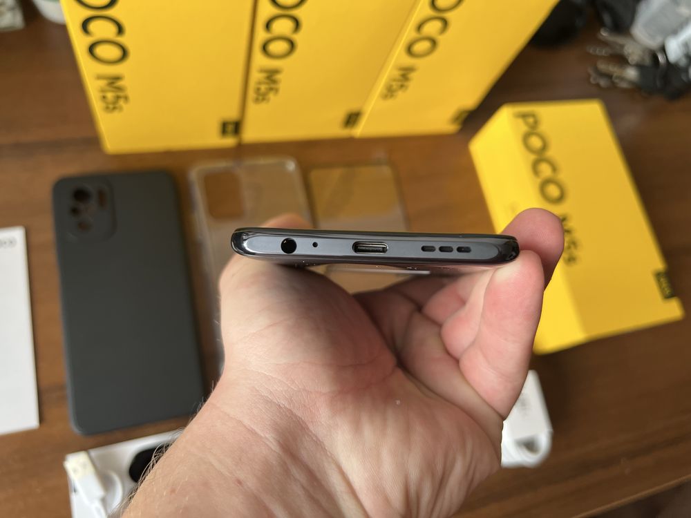 POCO M5S 8/256GB GRAY (GLOBAL)+ПОДАРУНКИ nfc android 15 5000 мАг