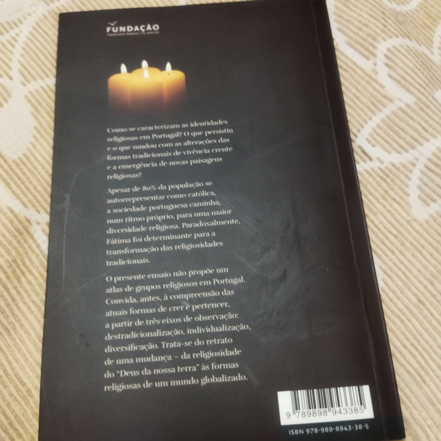 Livro "Religião na sociedade portuguesa"