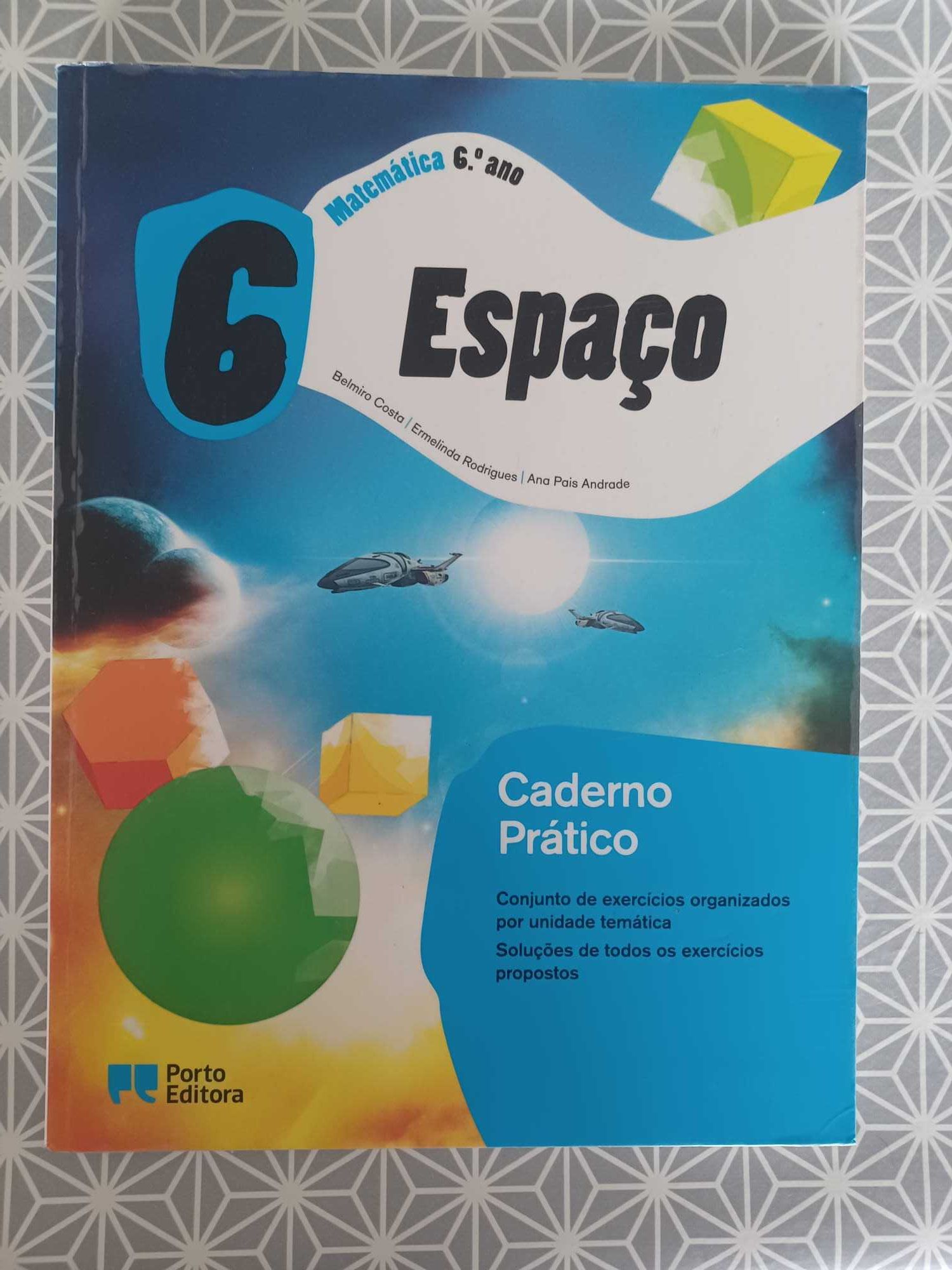 Matemática Espaço 6 Manual Vol1 e Vol2 e caderno de atividades
